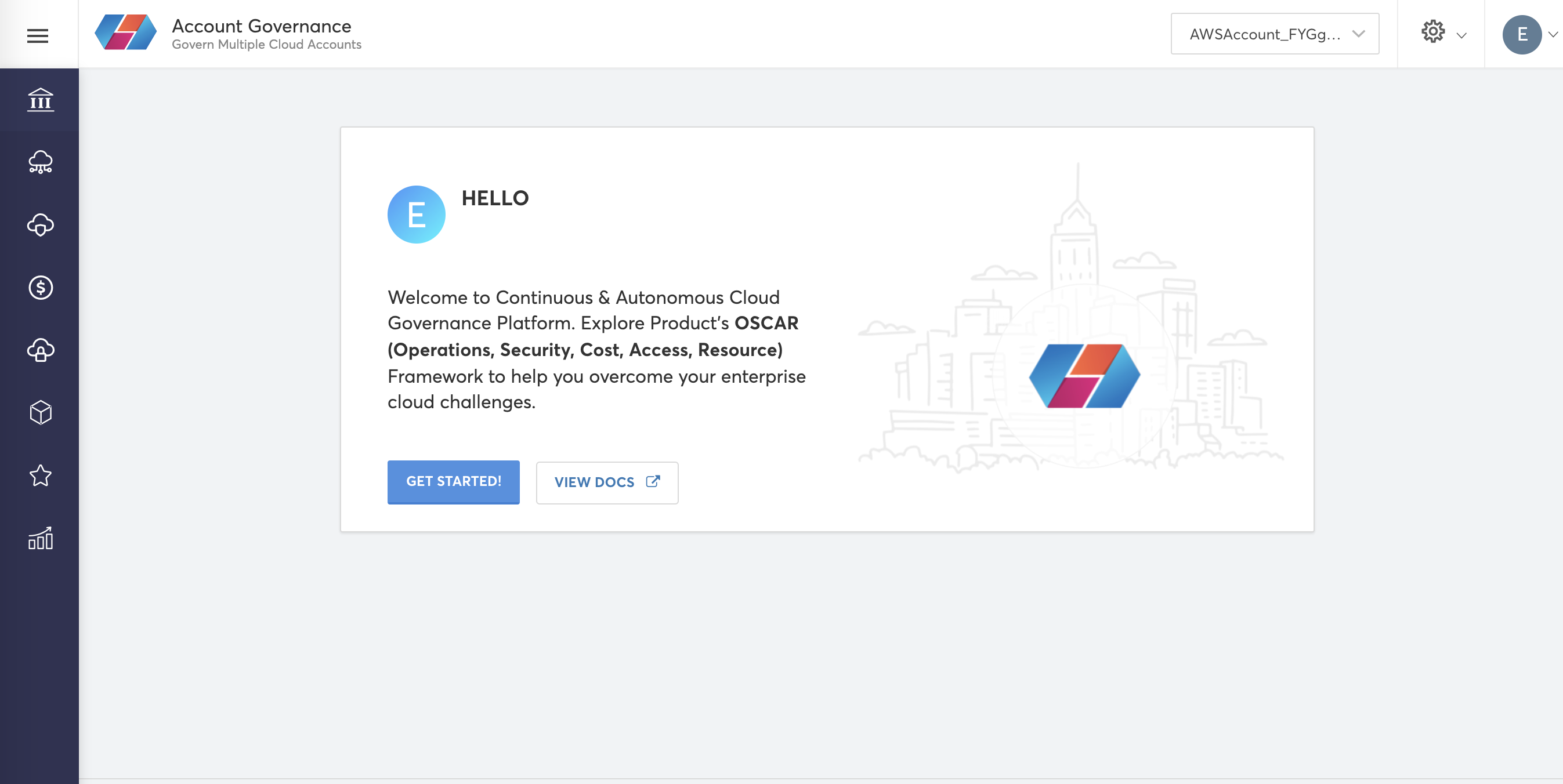 CoreStack Dashboard