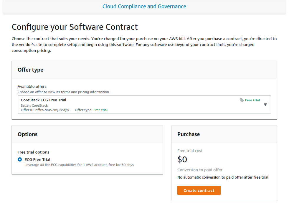 Contract Config